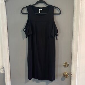 Kensie Black Cold Shoulder Sheath‎ Dress Size XS